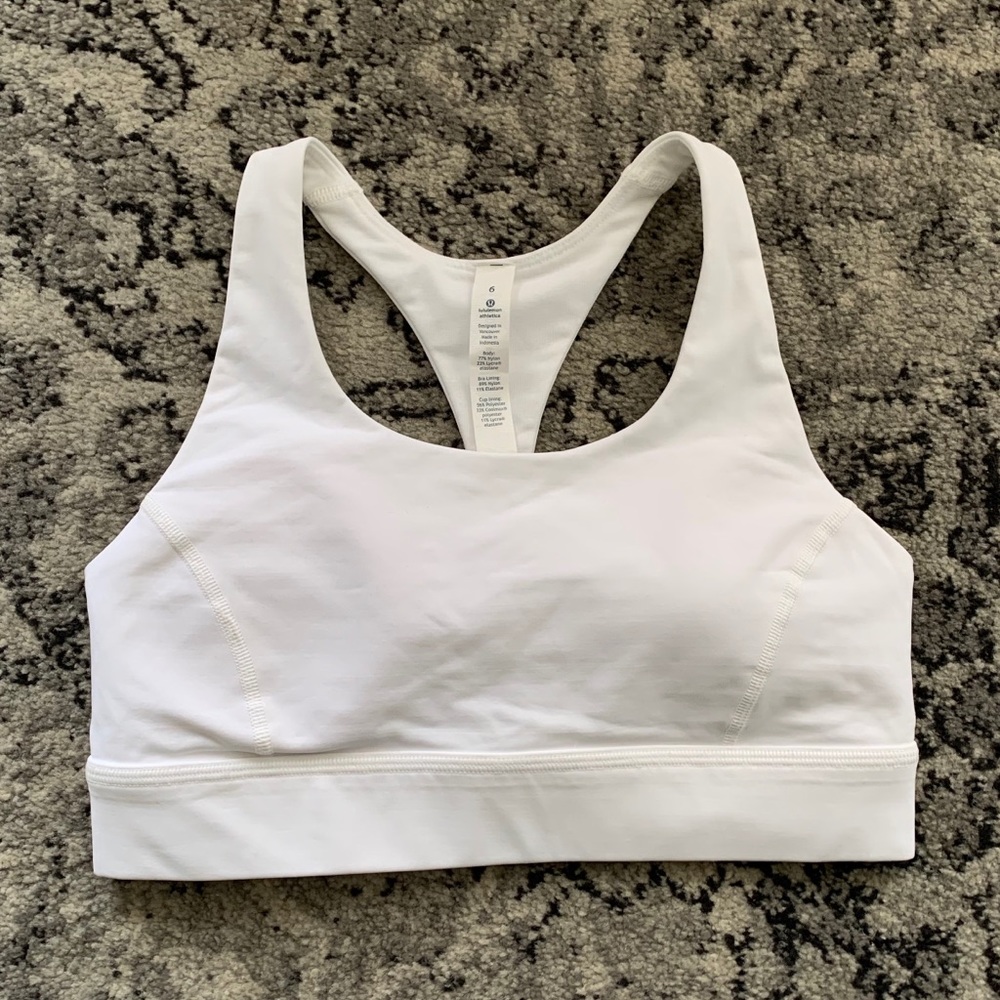 Lululemon White Bra
